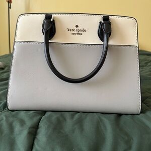 Kate Spade Black, White, and Gray Crossbody Bag